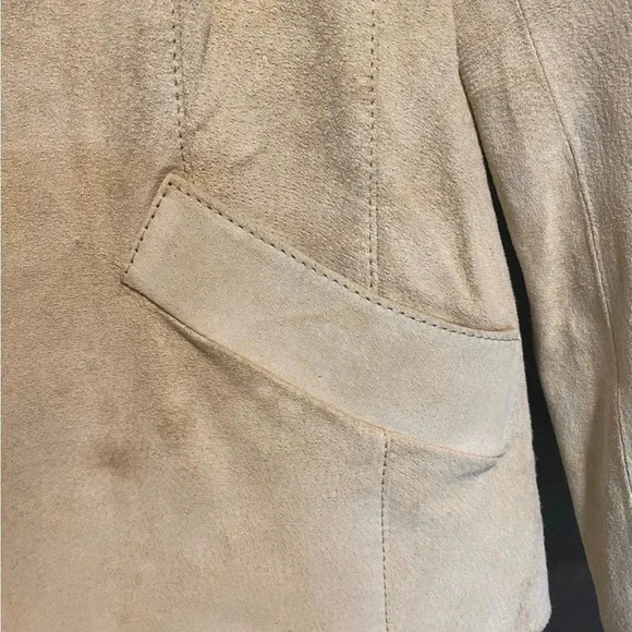 BRAZILIAN LEATHER jacket SPLIT END LTD Size 9 VINTAGE 80s - Picture 7 of 8